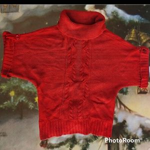 Vtg y2k Fashion Bug Turtleneck Cable knit Sweater